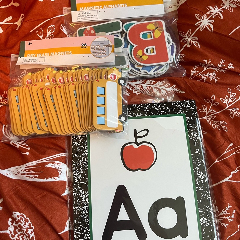 Magnetic Alphabet and Dry Erase Set